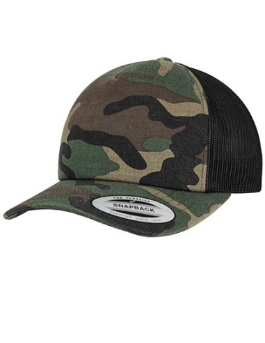 F-6606C-Camo Trucker Cap